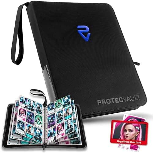 ProtecVault Premium 900-Card Binder - Black